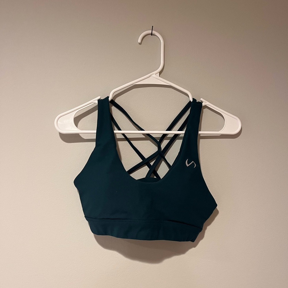 TLF sports bra (teal)